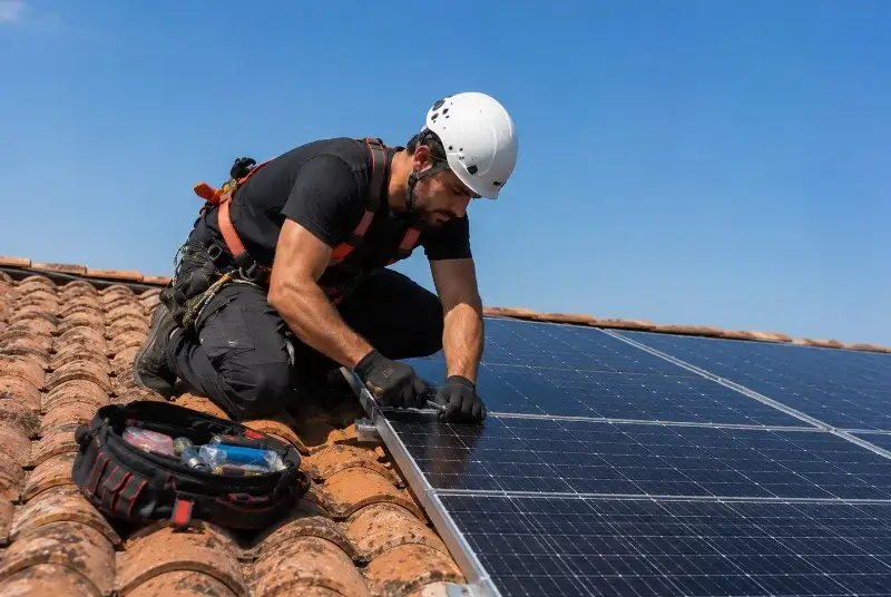 Maintenance et monitoring de panneaux solaires à Saint-André-la-Côte